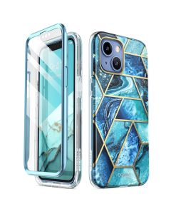 i-Blason Ανθεκτική Θήκη Cosmo Full Body Case With Built-In Screen Protector Ocean Blue (iPhone 13 / 14)