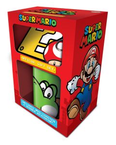 Super Mario (Yoshi) Mug, Coaster and Keychain Set