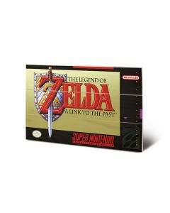Super Nintendo (The Legend Of Zelda) Wood Print - Ξύλινη Ταμπέλα Διακόσμησης 20x29.5cm