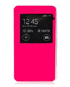 Forcell S View Flexi Flip Case Pink (Sony Xperia M4 Aqua)