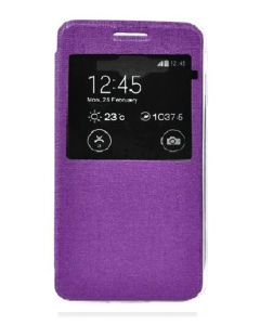 Forcell S View Flexi Flip Case Purple (Microsoft Lumia 540)