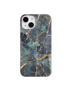 SwitchEasy Marble Hybrid Case (MPH061017EB22) Emerald Blue (iPhone 14)