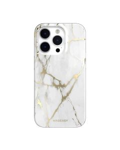 SwitchEasy Marble Hybrid MagSafe Case (MPH61P018CW22) Champagne White (iPhone 14 Pro)