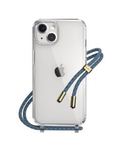 SwitchEasy Play Lanyard ShockProof Clear Case (GS-103-208-115-198) Ocean (iPhone 13)
