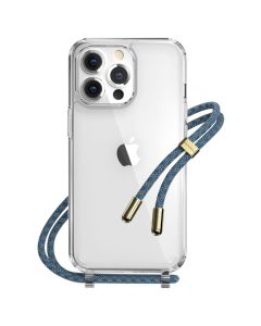 SwitchEasy Play Lanyard ShockProof Clear Case (GS-103-209-115-198) Ocean (iPhone 13 Pro)