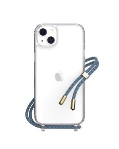 SwitchEasy Play Lanyard ShockProof Clear Case (SPH067008OC22) Ocean (iPhone 14 Plus)