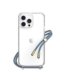 SwitchEasy Play Lanyard ShockProof Clear Case (SPH61P008OC22) Ocean (iPhone 14 Pro)