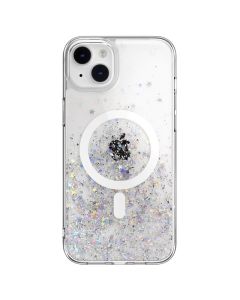 SwitchEasy Starfield 3D Glitter Resin Hybrid  MagSafe Case (SPH061021TR22) Clear (iPhone 14)