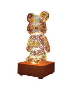 Art Deco L3GFBD Led 3D Bear Φωτιστικό Νυχτός Αρκουδάκι