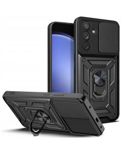 TECH-PROTECT Camshield Pro Hard Case Σκληρή Θήκη με Κάλυμμα Κάμερας - Black (Samsung Galaxy S23 FE)