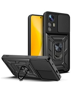 TECH-PROTECT Camshield Pro Hard Case Σκληρή Θήκη με Κάλυμμα Κάμερας - Black (Xiaomi 12 Lite)