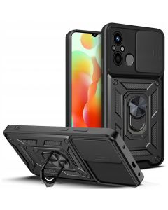 TECH-PROTECT Camshield Pro Hard Case Σκληρή Θήκη με Κάλυμμα Κάμερας - Black (Xiaomi Redmi 12C)