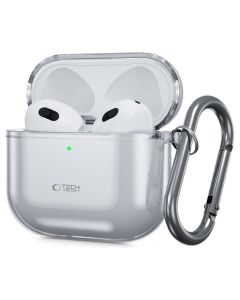 TECH-PROTECT Flexair Crystal Case Θήκη Σιλικόνης για Apple AirPods 4 - Gray - MT83110