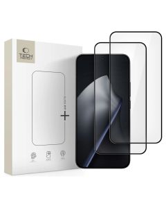 TECH-PROTECT Glass Fit+ Full Face Αντιχαρακτικό Γυαλί 9H Tempered Glass 2pcs Black (Xiaomi 15T / 15T Pro) - MT83314