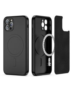 TECH-PROTECT Icon MagSafe Soft Touch Silicone Case Black (iPhone 11 Pro)
