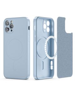 TECH-PROTECT Icon MagSafe Soft Touch Silicone Case Sky Blue (iPhone 11 Pro)