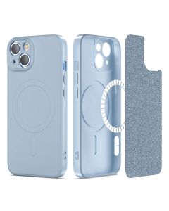 TECH-PROTECT Icon MagSafe Soft Touch Silicone Case Sky Blue (iPhone 14 Plus)