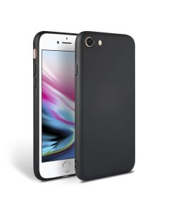 TECH-PROTECT Icon Soft Touch Silicone Case Black (iPhone 7 / 8 / SE 2020 / 2022)