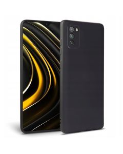 TECH-PROTECT Icon Soft Touch Silicone Case Black (Xiaomi Poco M3)