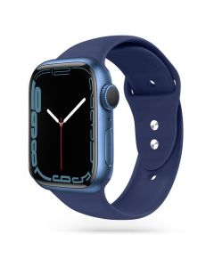 TECH-PROTECT Iconband - Midnight Blue - Λουράκι Σιλικόνης για Apple Watch 42/44/45mm (1/2/3/4/5/6/7/SE)