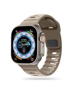 TECH-PROTECT Iconband Line - Cashmere Beige - Λουράκι Σιλικόνης για Apple Watch 42/44/45/49mm (1/2/3/4/5/6/7/8/9/SE/ULTRA 1/2)