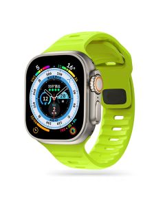 TECH-PROTECT Iconband Line - Lime - Λουράκι Σιλικόνης για Apple Watch 42/44/45/49mm (1/2/3/4/5/6/7/8/9/SE/ULTRA 1/2)