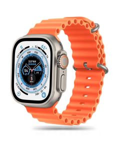 TECH-PROTECT Iconband Pro - Orange - Λουράκι Σιλικόνης για Apple Watch 42/44/45/49mm (1/2/3/4/5/6/7/8/9/SE/ULTRA)