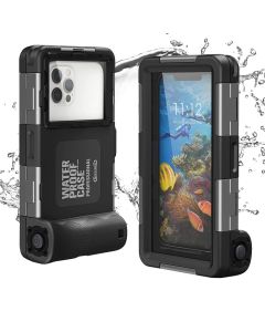 TECH-PROTECT IPX8 Universal Diving Waterproof Case - Αδιάβροχη Θήκη για Κινητά έως 6.7'' Black