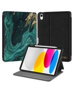 TECH-PROTECT Lamano Smart Cover Case με δυνατότητα Stand - Verde Aura (iPad 10.9 2022 / 11 2025) - MT83165