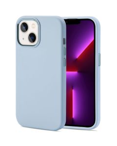 TECH-PROTECT Liquid Soft Touch Silicone Case Sky Blue (iPhone 14 Plus)