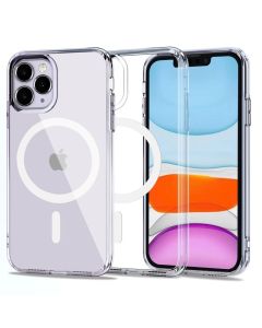 TECH-PROTECT Magmat MagSafe Hybrid Case Clear (iPhone 11 Pro Max)