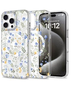 TECH-PROTECT MagMood Magsafe Case Θήκη Σιλικόνης Spring Flowers (iPhone 16 Pro Max)