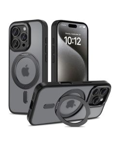 TECH-PROTECT MagRing MagSafe Hybrid Case Matte Black (iPhone 16)