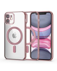 TECH-PROTECT Magshine MagSafe Case Clear / Rose Gold (iPhone 11)