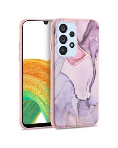 TECH-PROTECT Marble 2 Case Θήκη Σιλικόνης Purple / Pink (Samsung Galaxy A33 5G)
