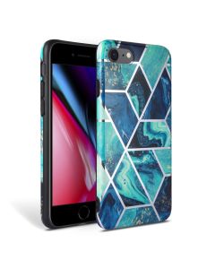 TECH-PROTECT Marble Case Θήκη Σιλικόνης Blue (iPhone 7 / 8 / SE 2020)