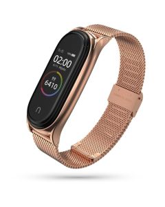 TECH-PROTECT Milanese Stainless Steel Watch Strap Rose Gold για Xiaomi Mi Band 7