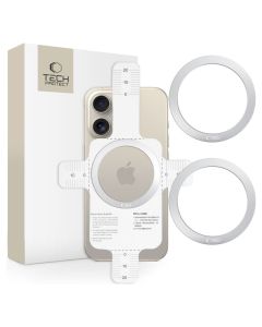 TECH-PROTECT MMP-110 MagSafe Universal Magnetic Ring 2-Pack Μαγνητικός Δακτύλιος - Silver - MT83187