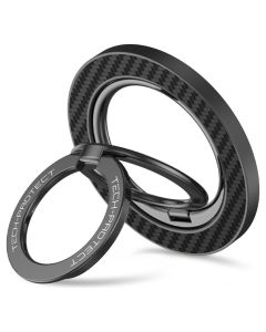 TECH-PROTECT MMR800 Magnetic MagSafe Phone Ring Δαχτυλίδι Συγκράτησης - Carbon Black - MT83567