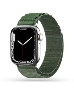 TECH-PROTECT Nylon Pro - Military Green - Υφασμάτινο Λουράκι για Apple Watch 42/44/45/49mm (1/2/3/4/5/6/7/8/9/SE/ULTRA)