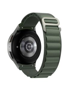 TECH-PROTECT Nylon Pro - Military Green - Υφασμάτινο Λουράκι για Samsung Galaxy Watch 4 / 5 / 5 Pro / 6 / 7 / FE (40/42/43/44/45/46/47mm)