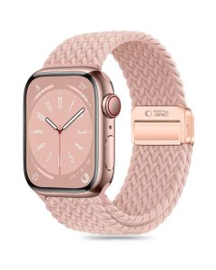 TECH-PROTECT Nylonmag - Dusty Rose - Υφασμάτινο Λουράκι για Apple Watch 40/41/42mm (4/5/6/7/8/9/10/11/SE)