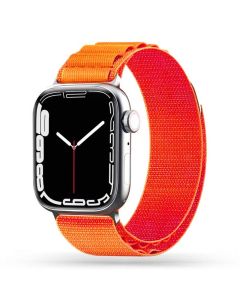 TECH-PROTECT Nylon Pro - Orange - Υφασμάτινο Λουράκι για Apple Watch 42/44/45/49mm (1/2/3/4/5/6/7/8/9/SE/ULTRA)