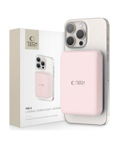 TECH-PROTECT PB11 LifeMag MagSafe Μαγνητικό Power Bank 10000mah 15W - Pink