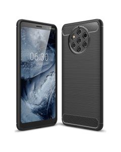 TECH-PROTECT Carbon Rugged Armor Case - Black (Nokia 9 PureView)
