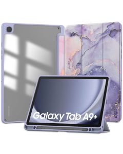 TECH-PROTECT SC Pen Hybrid Smart Cover Case με δυνατότητα Stand - Violet Marble (Samsung Galaxy Tab A9 Plus 11.0)