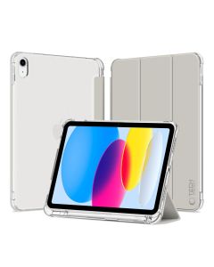 TECH-PROTECT SC Pen Hybrid Smart Cover Case με δυνατότητα Stand - Crystal Silver (iPad 10.9 2022)