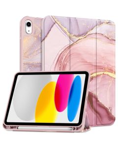 TECH-PROTECT SC Pen Smart Cover Case με δυνατότητα Stand - Marble (iPad 10.9 2022 / 11 2025) - MT77466