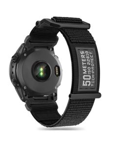 TECH-PROTECT Scout Strap - Black - Nylon Λουράκι για Garmin Fenix 3 / 5X / 3HR / 5X Plus / 6X / 6X Pro / 7X