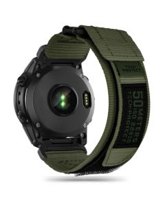 TECH-PROTECT Scout Pro Strap - Military Green - Nylon Λουράκι για Garmin Fenix 3 / 5X / 3HR / 5X Plus / 6X / 6X Pro / 7X